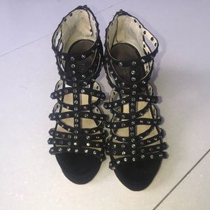 Black Michael Kors heels/platforms!